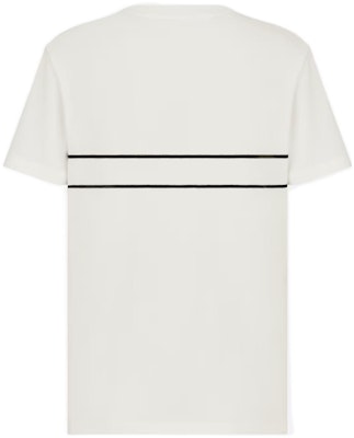 (W) DIOR SS23 標誌圖案印花白色短袖T恤。 323T06A4414-X0200 Lookbook (W) DIOR SS23 標誌圖案印花白色短袖T恤。 323T06A4414-X0200