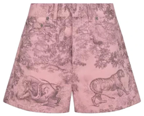 (W) DIOR SS23 粉色印花休闲短裤 342P83A3475-X4839 Buy (W) DIOR SS23 粉色印花休闲短裤 342P83A3475-X4839
