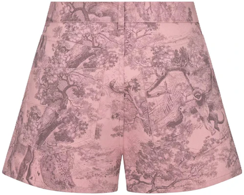 (W) DIOR SS23 粉色印花休闲短裤 342P83A3475-X4839 Lookbook (W) DIOR SS23 粉色印花休闲短裤 342P83A3475-X4839