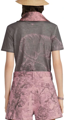 (W) DIOR SS23 粉色印花休闲短裤 342P83A3475-X4839 Purchase (W) DIOR SS23 粉色印花休闲短裤 342P83A3475-X4839