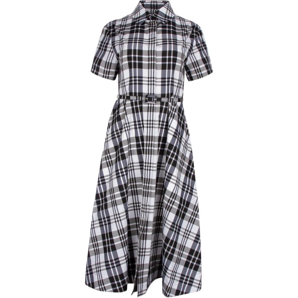 (Women) DIOR SS23  Short Sleeve Dress Black/White 241R27A2712-0930