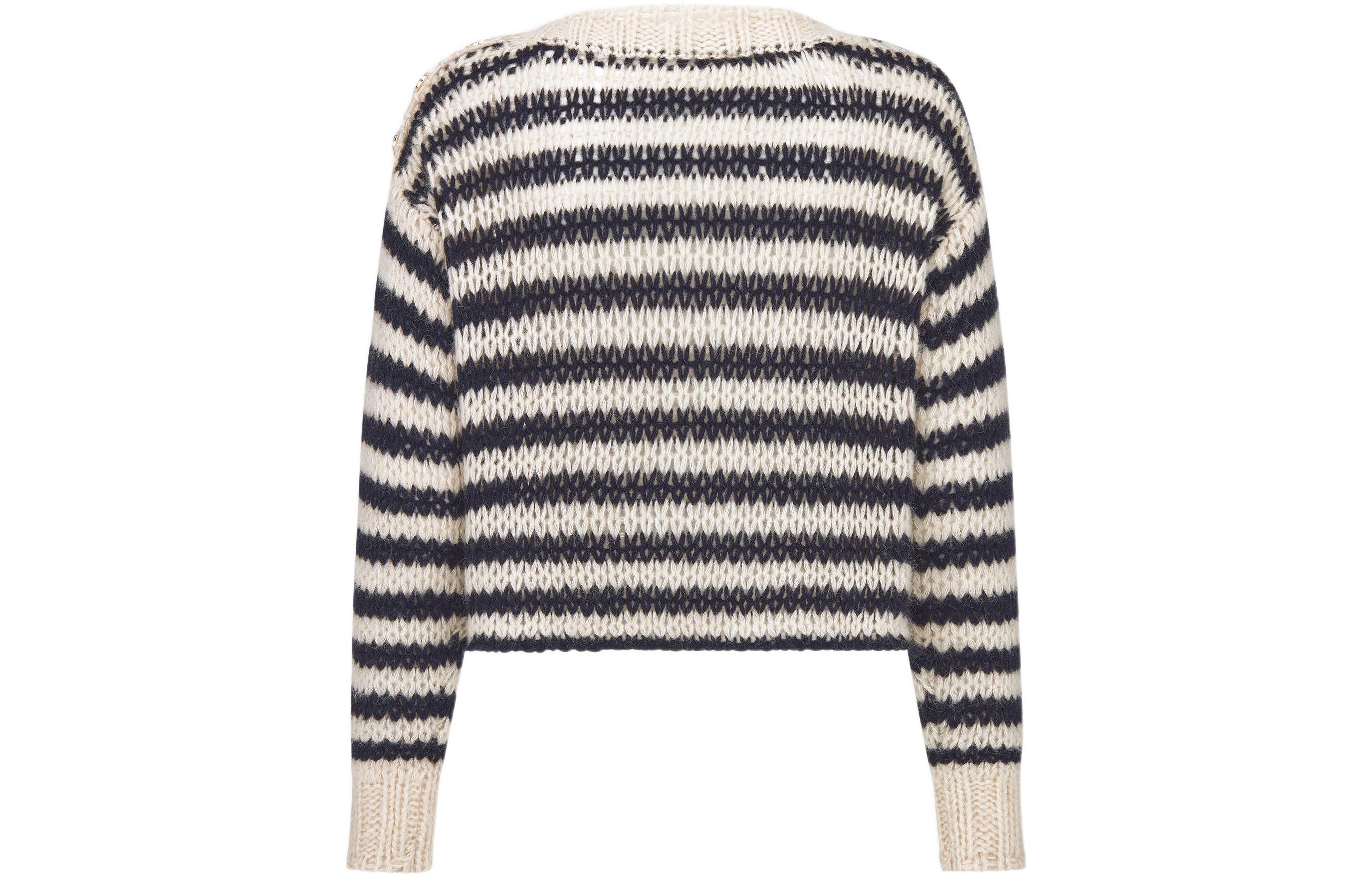 (Women) DIOR SS23  Striped Crewneck Pullover Sweater Multicolor. 314S03AM413-X5855 圖 3