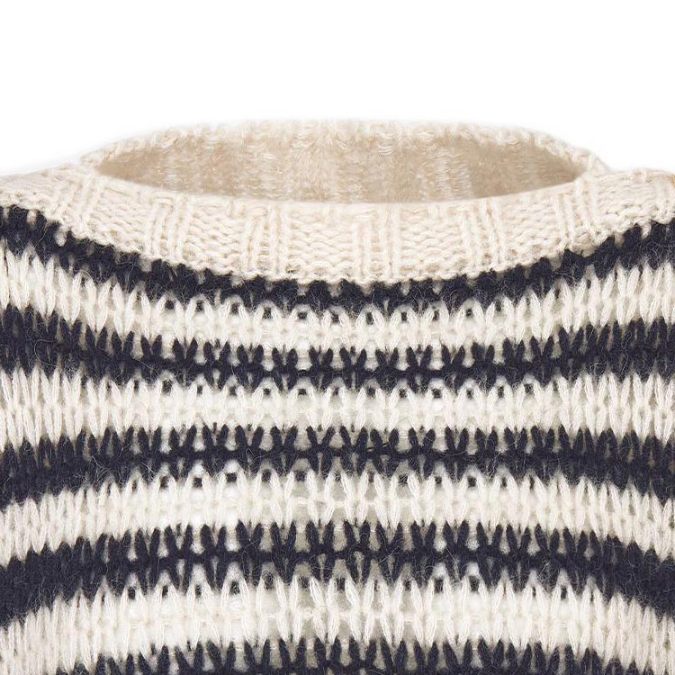 (Women) DIOR SS23  Striped Crewneck Pullover Sweater Multicolor. 314S03AM413-X5855 圖 5