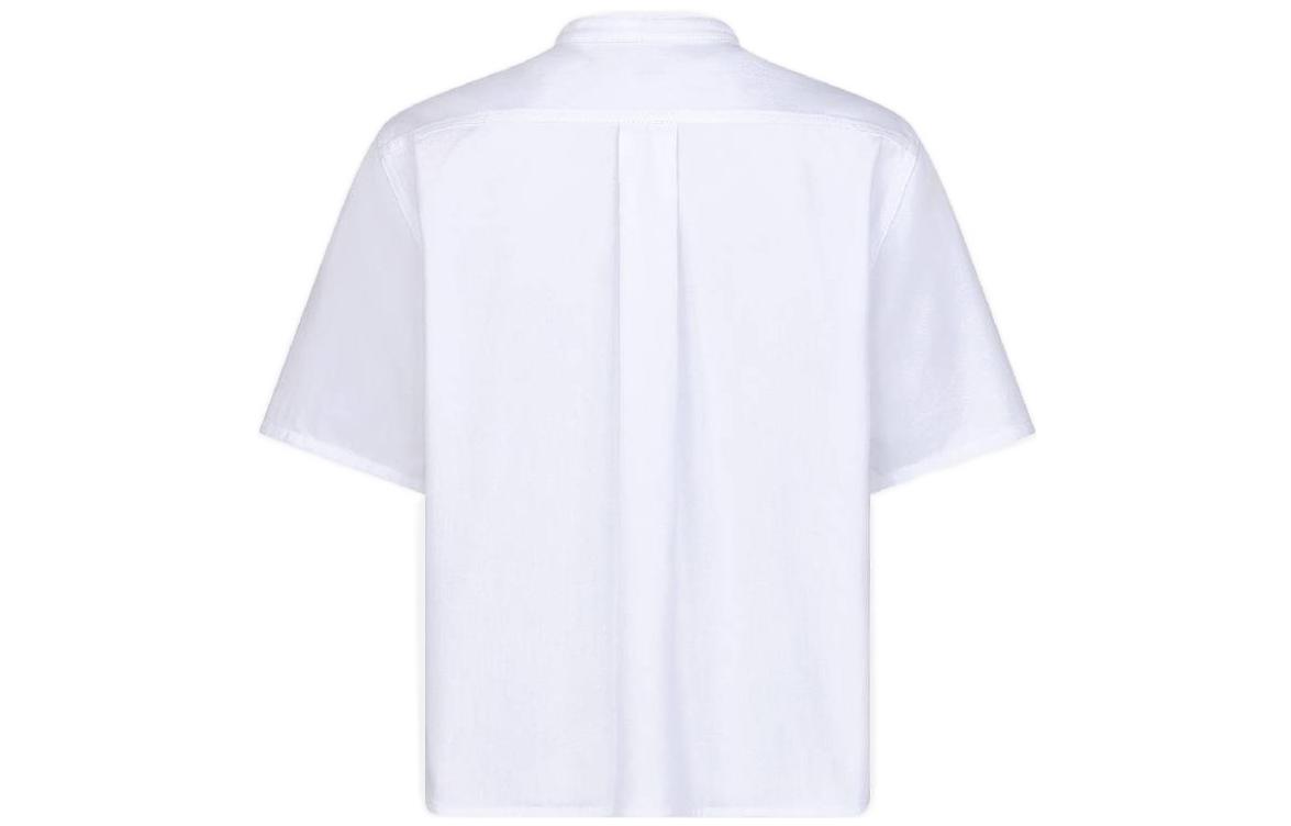 (Women) DIOR SS23  White Short-Sleeve Floral Cutout Button-Up Shirt. 322B46M3177-X0100 圖 3