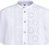 Sizing (W) DIOR SS23 ホワイトフローラルカットアウト半袖ボタンアップシャツ. 322B46M3177-X0100