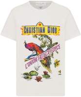 (Women) DIOR SS23 White T-Shirt with Letter Pattern Print. 343T06PC504-X0829 (Women) DIOR SS23 White T-Shirt with Letter Pattern Print. 343T06PC504-X0829