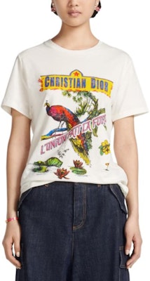 (W) DIOR SS23 白色字母印花短袖T恤 343T06PC504-X0829 Shop (W) DIOR SS23 白色字母印花短袖T恤 343T06PC504-X0829