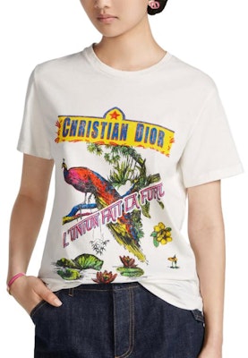 (W) DIOR SS23 白色字母印花短袖T恤 343T06PC504-X0829 Purchase (W) DIOR SS23 白色字母印花短袖T恤 343T06PC504-X0829