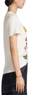 (W) DIOR SS23 白色字母印花短袖T恤 343T06PC504-X0829 Sizing (W) DIOR SS23 白色字母印花短袖T恤 343T06PC504-X0829