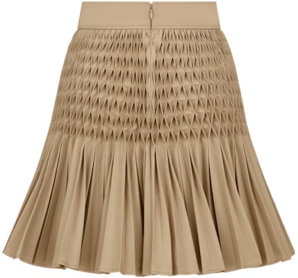 (Women) DIOR SS23 Beige High-Waisted Pleated Casual Short Skirt for Women. 321J44A3332-X1700 Lookbook (Women) DIOR SS23 Beige High-Waisted Pleated Casual Short Skirt for Women. 321J44A3332-X1700