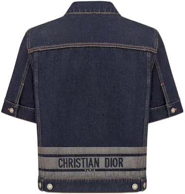 (W) DIOR SS23 對比色休閒短袖牛仔外套 深藍 322V29A3394-X5651 Lookbook (W) DIOR SS23 對比色休閒短袖牛仔外套 深藍 322V29A3394-X5651