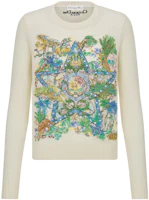 (Women) DIOR SS23 Floral Print Crewneck Sweatshirt Off-White. 344S57YM141-X0831 (Women) DIOR SS23 Floral Print Crewneck Sweatshirt Off-White. 344S57YM141-X0831