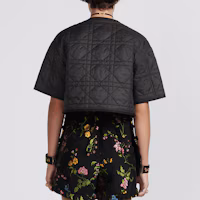 Purchase (Women) DIOR SS23 Quilted Short Sleeve Jacket Women’s Black 327C31A2827-X9000