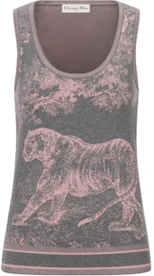 (W) DIOR SS23 Women''s Sweater Abu-Abu Knit dengan Desain Colorblock Motif Hewan. 224T46AM104-X8839 Buy (W) DIOR SS23 Women''s Sweater Abu-Abu Knit dengan Desain Colorblock Motif Hewan. 224T46AM104-X8839