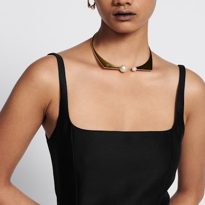 (W) DIOR SS24 黑色百褶方領中長連衣裙 421R73A1212-X9000 Details for (W) DIOR SS24 黑色百褶方領中長連衣裙 421R73A1212-X9000