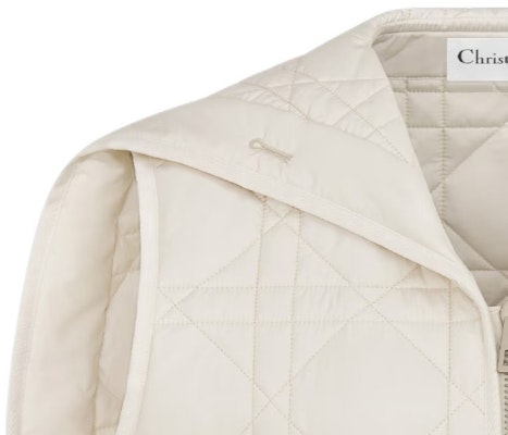 (W) DIOR SS24 Vest Beige Logo Sulaman Warna Solid dengan Zip. 417C75A2827-X0250 Purchase (W) DIOR SS24 Vest Beige Logo Sulaman Warna Solid dengan Zip. 417C75A2827-X0250