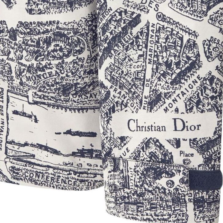 (Women) DIOR SS24  White Logo Print Zip-Up Hoodie Jacket. 357C25A2780-X1850 圖 8