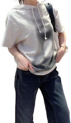 (Women) DIOR SS24 White Solid Color Hoodie Short-Sleeve Sweatshirt. 423S12A4114-X0880 Shop (Women) DIOR SS24 White Solid Color Hoodie Short-Sleeve Sweatshirt. 423S12A4114-X0880