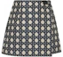 Buy (Women) DIOR SS24 Navy Blue Cannage Pattern Flared Casual Skort for Women. 417P15A2378-X5856