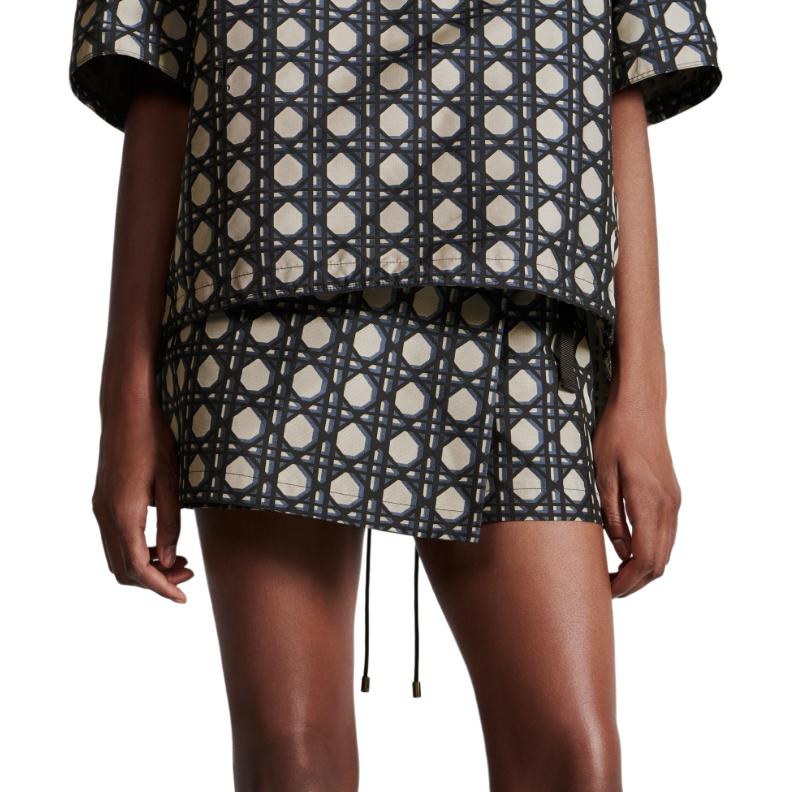 (Women) DIOR SS24 Navy Blue Cannage Pattern Flared Casual Skort for Women. 417P15A2378-X5856 圖 6