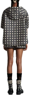 (Women) DIOR SS24 Navy Blue Cannage Pattern Flared Casual Skort for Women. 417P15A2378-X5856 Sizing (Women) DIOR SS24 Navy Blue Cannage Pattern Flared Casual Skort for Women. 417P15A2378-X5856