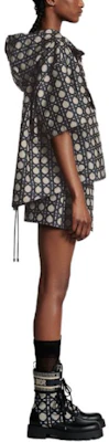 (Women) DIOR SS24 Navy Blue Cannage Pattern Flared Casual Skort for Women. 417P15A2378-X5856 Cheap (Women) DIOR SS24 Navy Blue Cannage Pattern Flared Casual Skort for Women. 417P15A2378-X5856