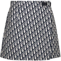 (Women) DIOR SS24 Oblique Jacquard Taffeta Flared Shorts Women 357P15A2970-X5803 (Women) DIOR SS24 Oblique Jacquard Taffeta Flared Shorts Women 357P15A2970-X5803