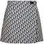 Buy (W) DIOR SS24 Oblique Jacquard Taffeta Pantalones Cortos Acampanados Mujer 357P15A2970-X5803
