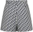 Lookbook (W) DIOR SS24 Oblique Jacquard Taffeta Pantalones Cortos Acampanados Mujer 357P15A2970-X5803