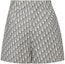 Details for (W) DIOR SS24 Oblique Jacquard Taffeta Pantalones Cortos Acampanados Mujer 357P15A2970-X5803
