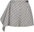 Sizing (W) DIOR SS24 Oblique Jacquard Taffeta Pantalones Cortos Acampanados Mujer 357P15A2970-X5803