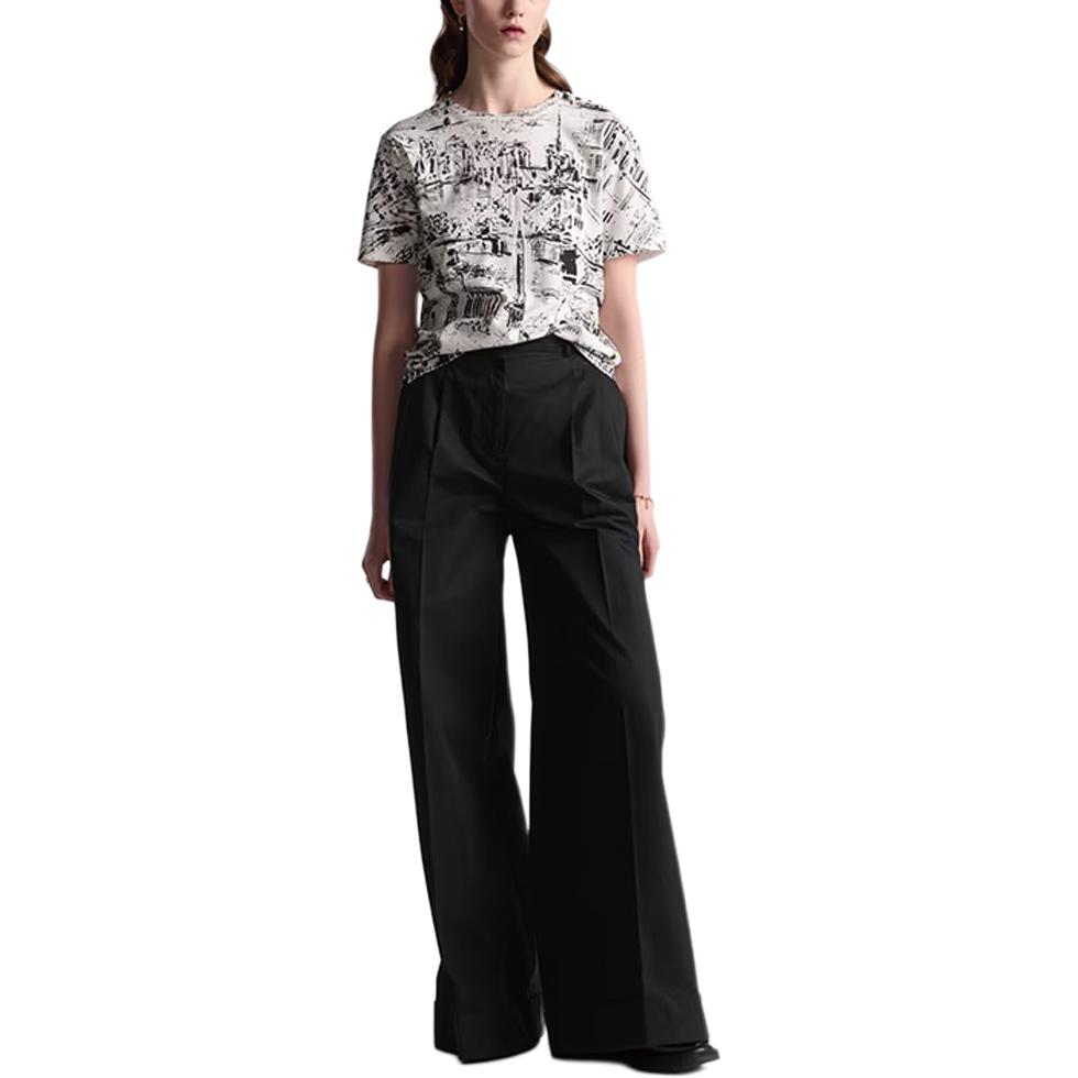 (Women) DIOR SS24 Pattern Print Crewneck Short Sleeve T-Shirt Women - Multi-color 443T09A4534-X0930 圖 3