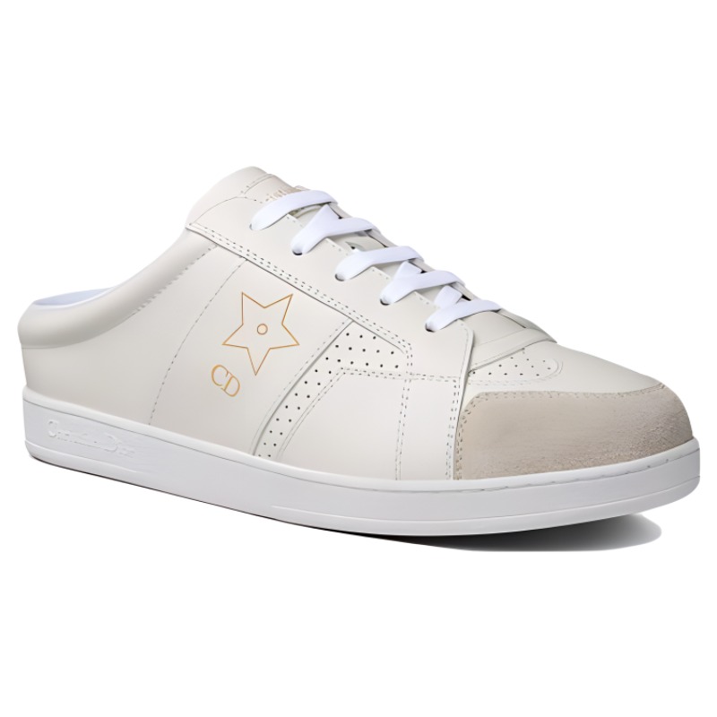 Lookbook (W) Dior Star 'Zapatillas Blancas de Cuero Bajitas' KCK374CDK_S09W