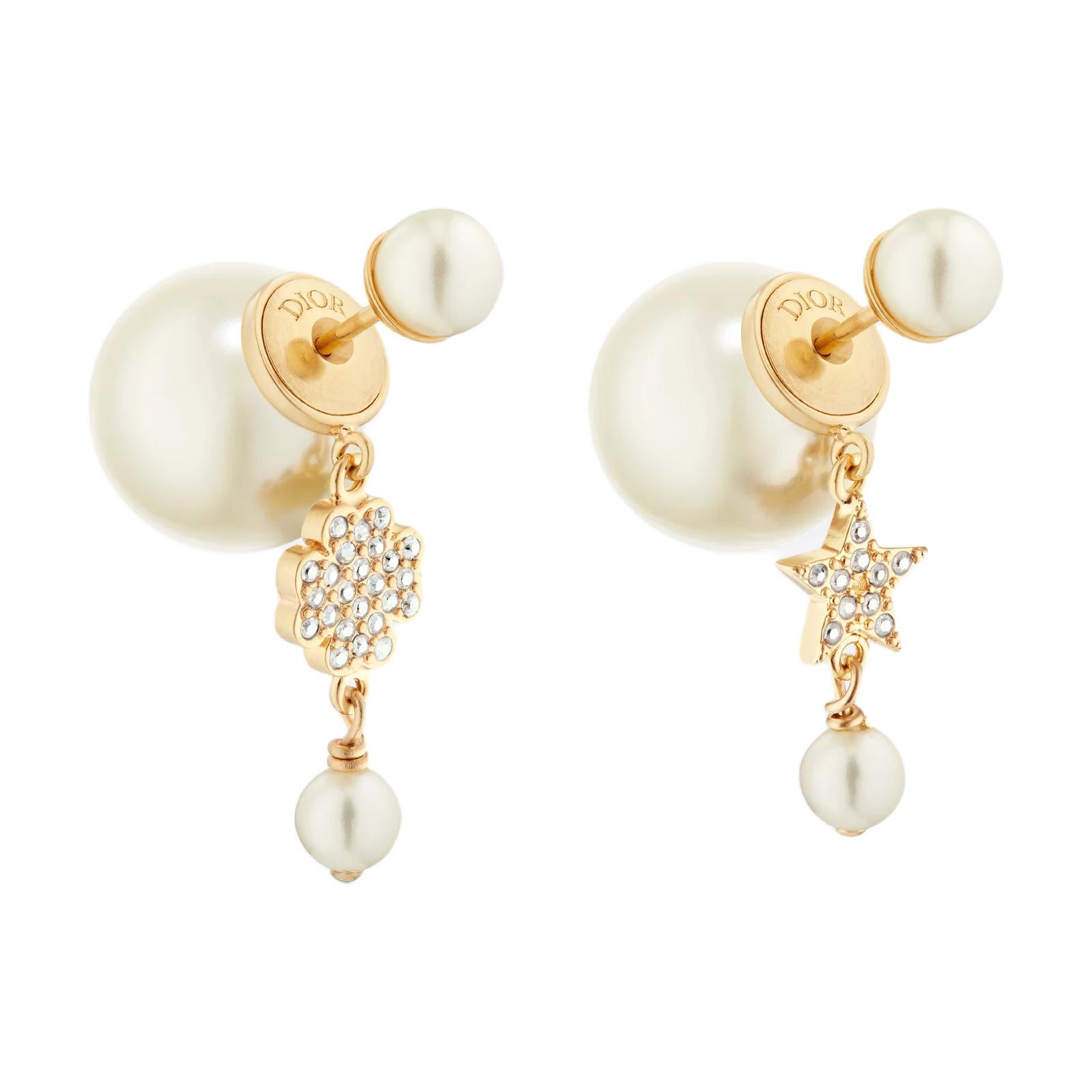 Order (Women) DIOR Star and Clover Charm Gold Metal  Earrings - Gold. E3715WOMCY_D03S