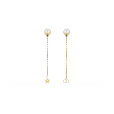 (Women) Dior Star CD Metallic Earrings E0672TRERS-D301