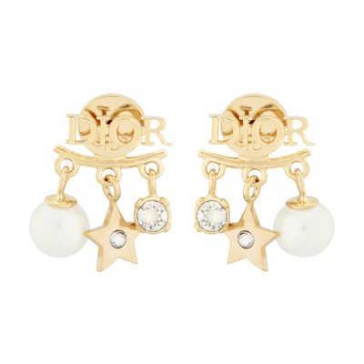 (Women) Dior Star Earrings with Resin Decoration and Metal Studs E1169DVORS-D301