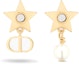 Buy (Women) Dior STAR Gold Resin Earrings with Mirror Effect and CD Logo for Women. E2331WOMPL-D301
