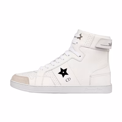 (W) Dior Star High 'White Leather'