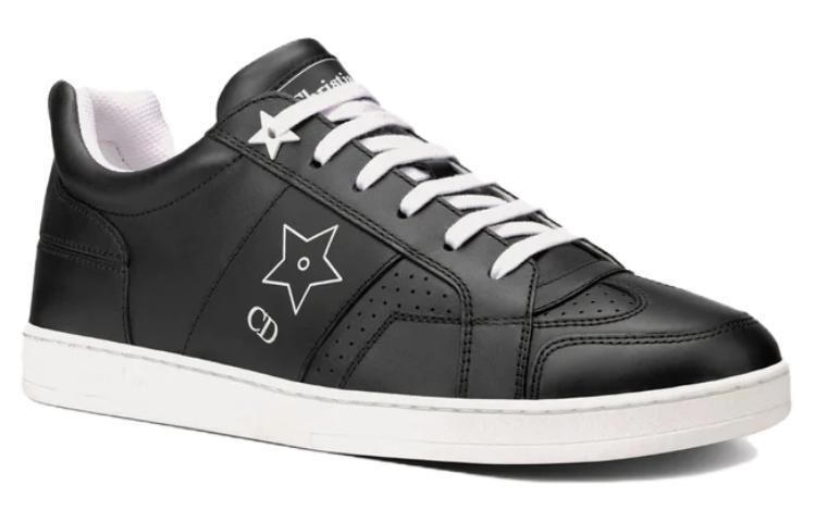 Lookbook (W) 디올 스타 로우 '블랙 가죽 CD 로고' KCK358CDP_S900