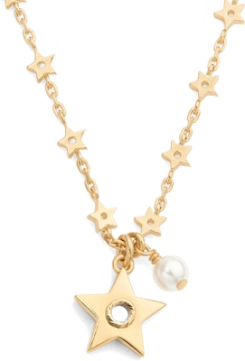 (Women) DIOR Star Necklace for Women - Metal & Resin with Mirror Effect Detailing. N2215WOMPL-D301 Order (Women) DIOR Star Necklace for Women - Metal & Resin with Mirror Effect Detailing. N2215WOMPL-D301