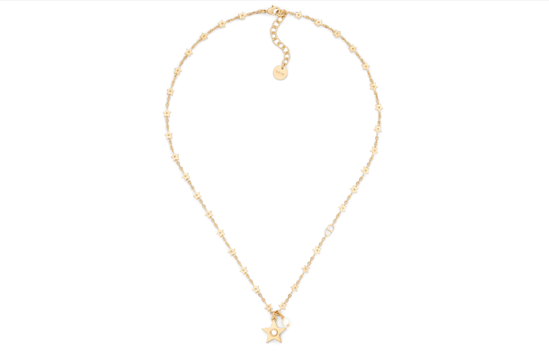 Lookbook (W) DIOR 星星項鍊 女款 - 金屬樹脂鏡面效果裝飾. N2215WOMPL-D301