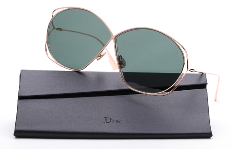 (Women) DIOR Stellaire2 Gold Frame Oval Sunglasses for Women STELLAIRE2-DDBO7 圖 6
