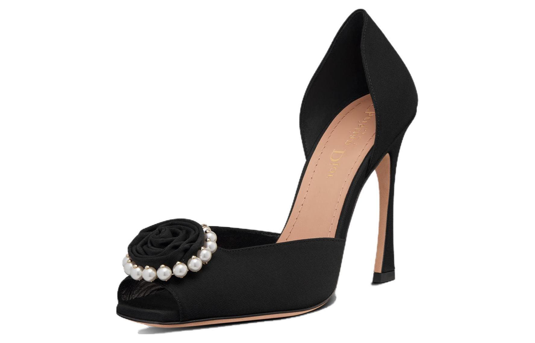 (W) Dior Stiletto 'Rose Leather Black' 圖 3