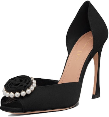 (Women) Dior Stiletto 'Rose Leather Black' KDQ926GGN_S55X Lookbook (Women) Dior Stiletto 'Rose Leather Black' KDQ926GGN_S55X