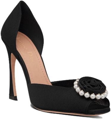 (Women) Dior Stiletto 'Rose Leather Black' KDQ926GGN_S55X Shop (Women) Dior Stiletto 'Rose Leather Black' KDQ926GGN_S55X