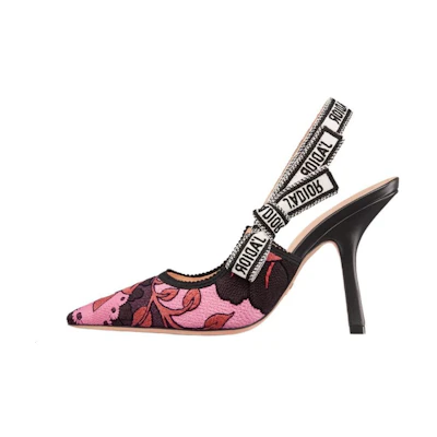 (W) Dior Stiletto Heels 'Black Pink'