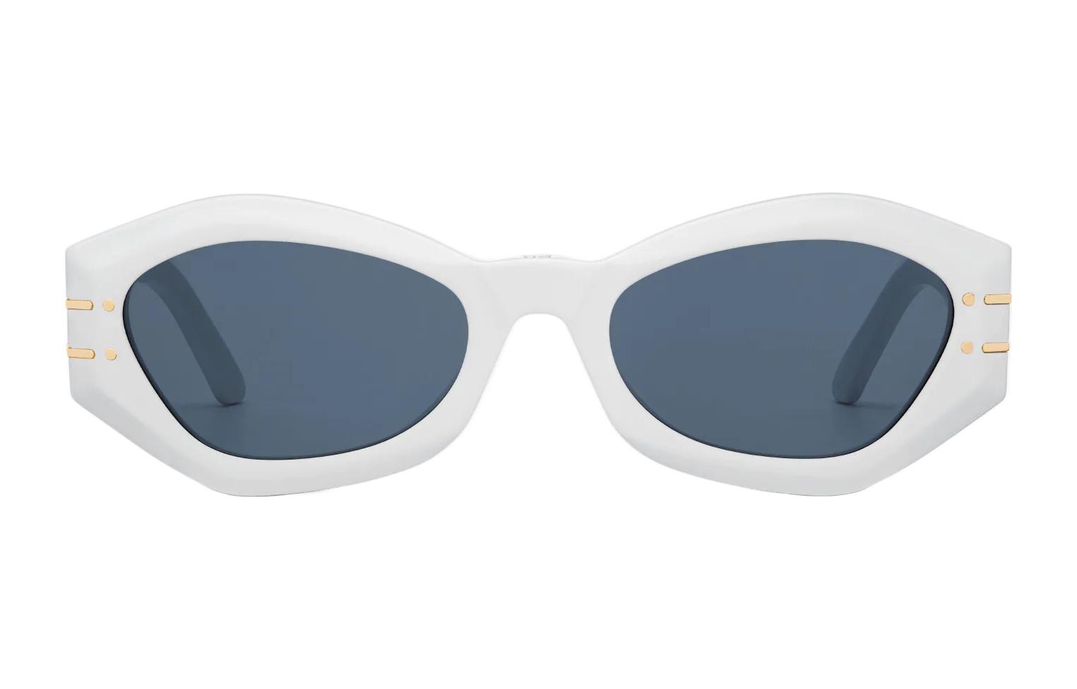 (Women) DIOR Stylish Irregular White Sunglasses - Casual Fashion Eyewear DIORSIGNATUREB1U50b0 圖 3