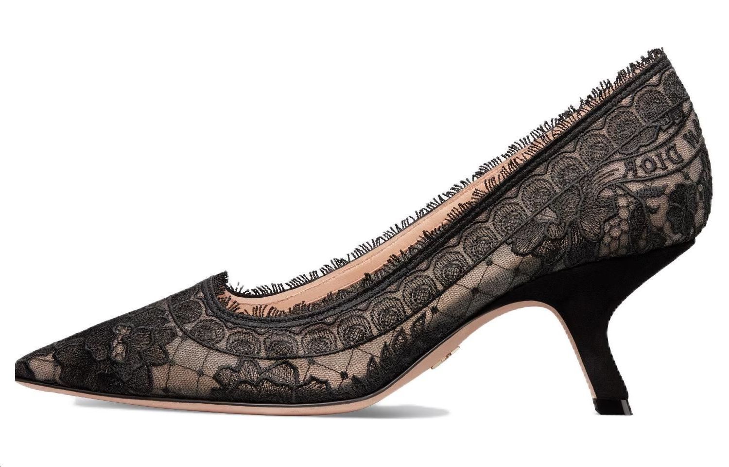 (Women) Dior Suede Comfortable Stiletto 6.5cm 'Black' KDV030ROY_S900