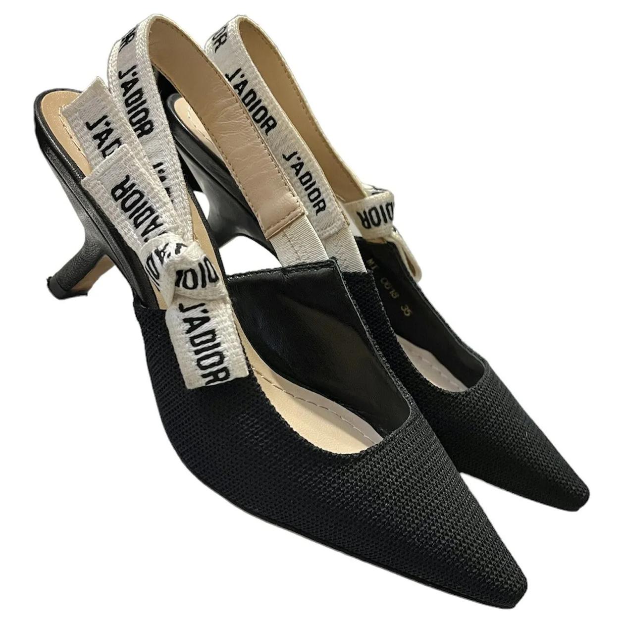 (W) Dior Suede Stiletto Heels 'Black' 'Simple CMFT' 圖 3