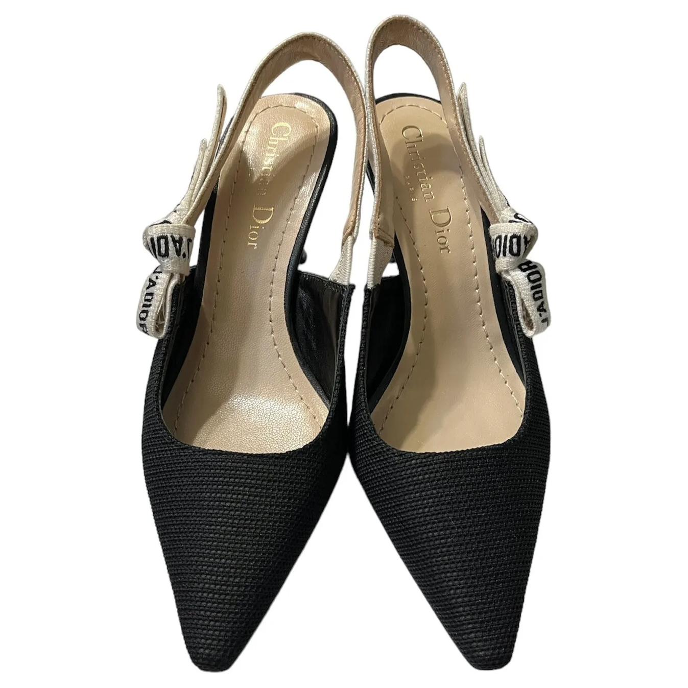 (W) Dior Suede Stiletto Heels 'Black' 'Simple CMFT' 圖 4